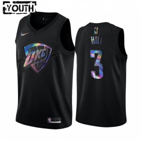 Dječji NBA Dres Oklahoma City Thunder George Hill 3 Iridescent HWC Collection Swingman